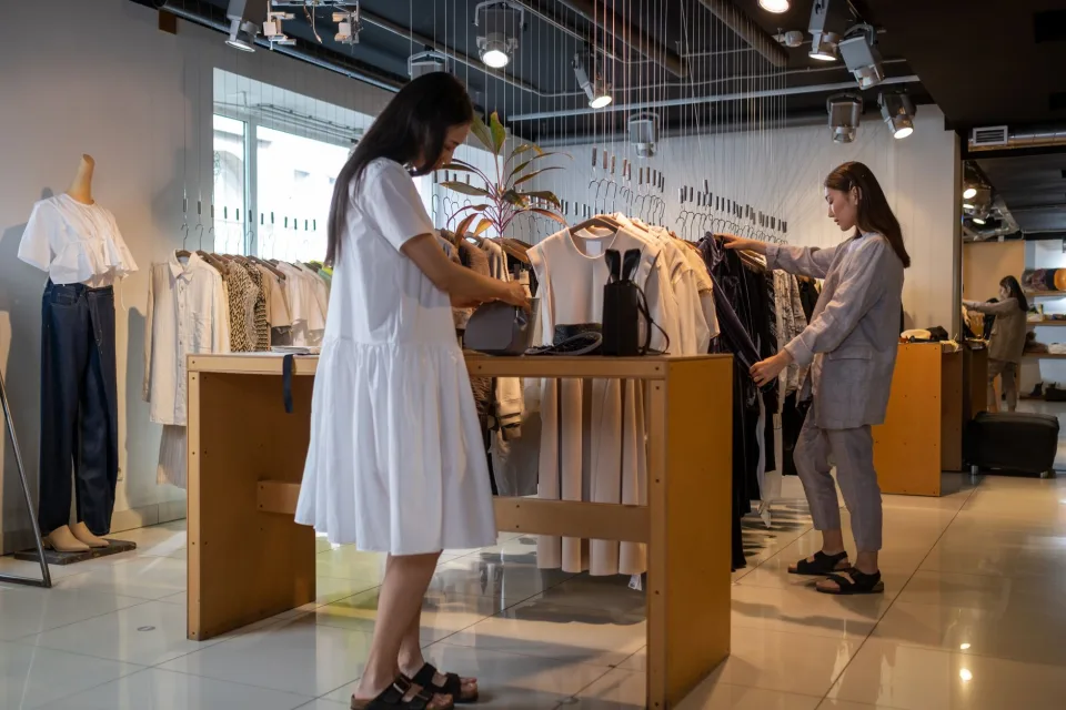 Chủ shop và nhân viên tại tiệm